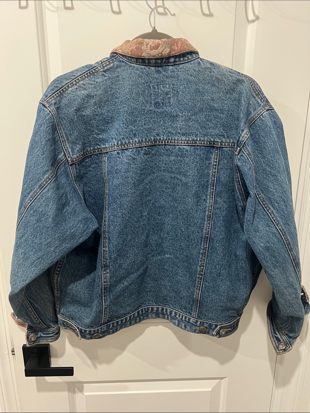 Vintage 90s GAP Blue Denim Oversized Jacket Size Small - Picture 8 of 9